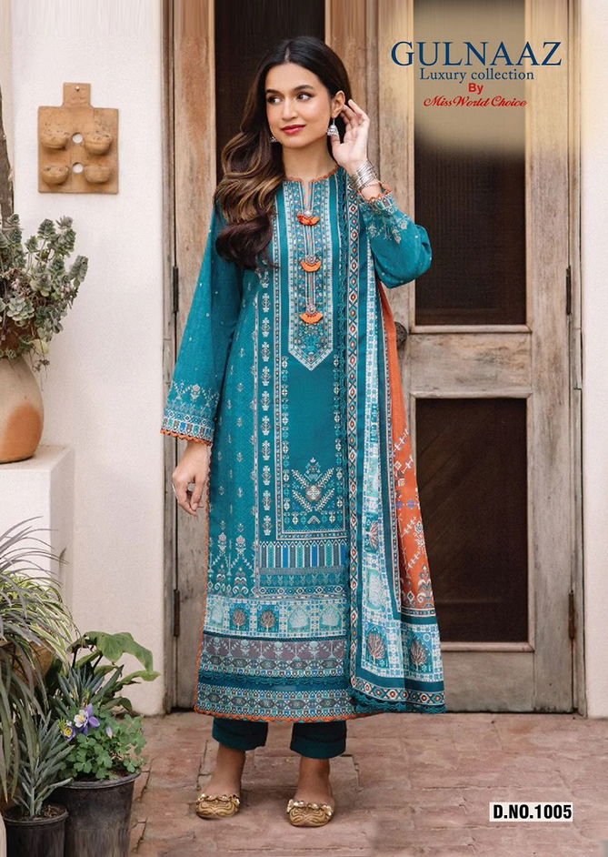 Gulnaaz Vol 1 By Miss World Cotton Printed Pakistani Dress Material Wholesale Online